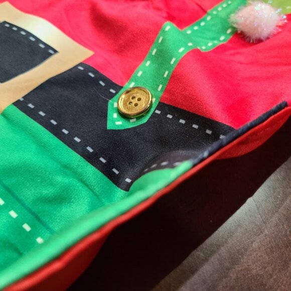 Christmas Table Runner Elf Decor Decorative Cloth Xmas Holiday Decoration Red - Picture 8 of 14